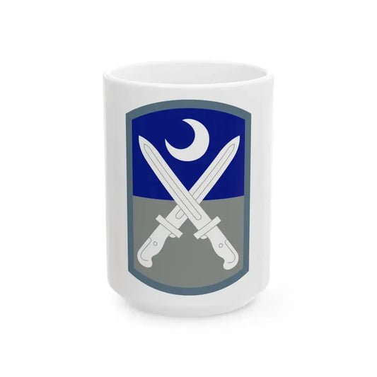 218 Maneuver Enhancement Brigade (U.S. Army) White Coffee Mug 15oz - Go Mug Yourself