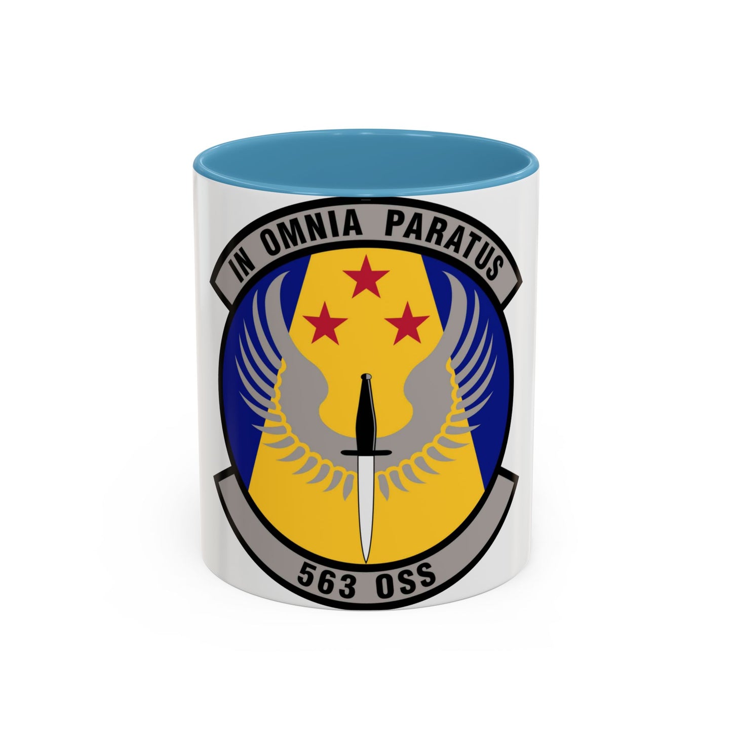 563d Operations Support Squadron (U.S. Air Force) Accent Coffee Mug