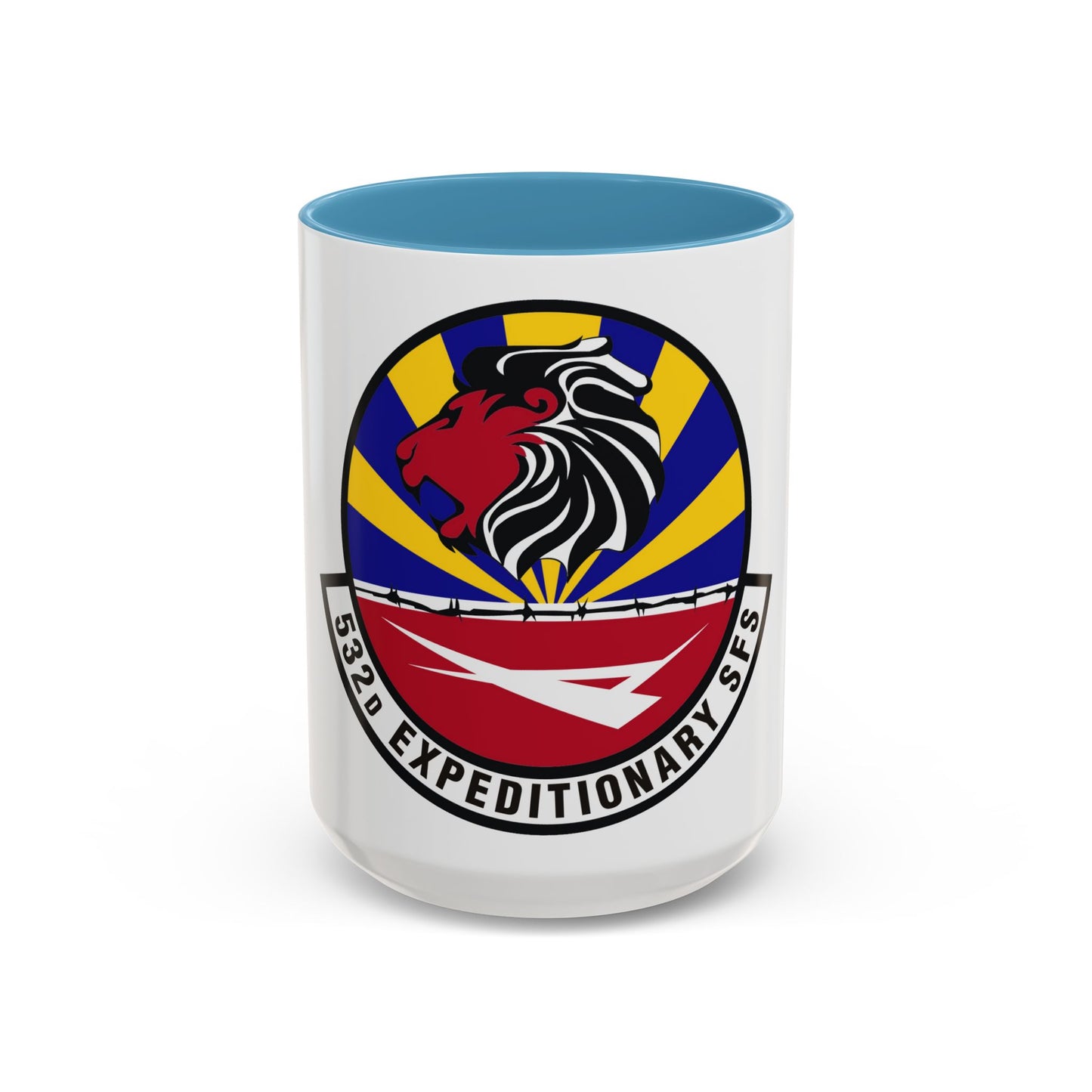 532d Expeditionary Security Forces Squadron (U.S. Air Force) Accent Coffee Mug