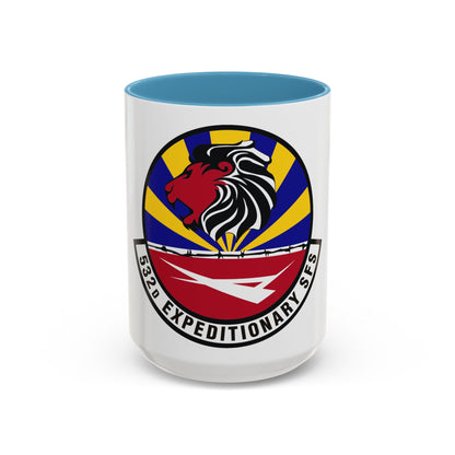 532d Expeditionary Security Forces Squadron (U.S. Air Force) Accent Coffee Mug