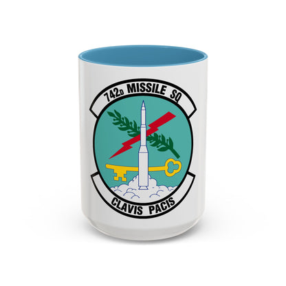 742 Missile Squadron AFGSC (U.S. Air Force) Accent Coffee Mug