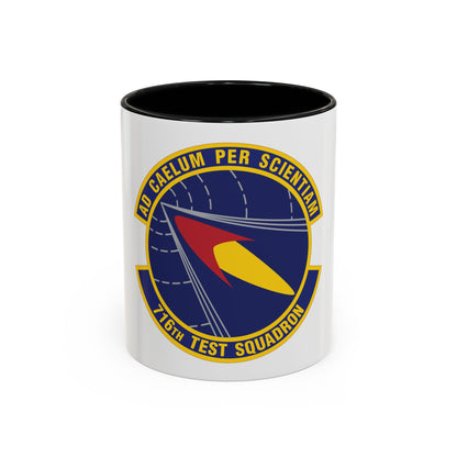 716th Test Squadron (U.S. Air Force) Accent Coffee Mug