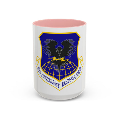 821 Contingency Response Group AMC (U.S. Air Force) Accent Coffee Mug