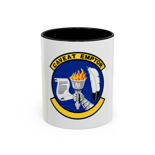319 Contracting Squadron ACC (U.S. Air Force) Accent Coffee Mug