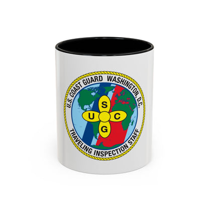 USCG Washington DC Traveling Inspection Staff (U.S. Coast Guard) Accent Coffee Mug