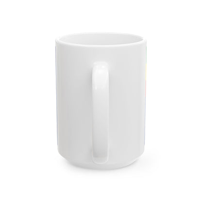 War Ensign of Ethiopia 1974-1975 (Ethiopia) White Coffee Mug