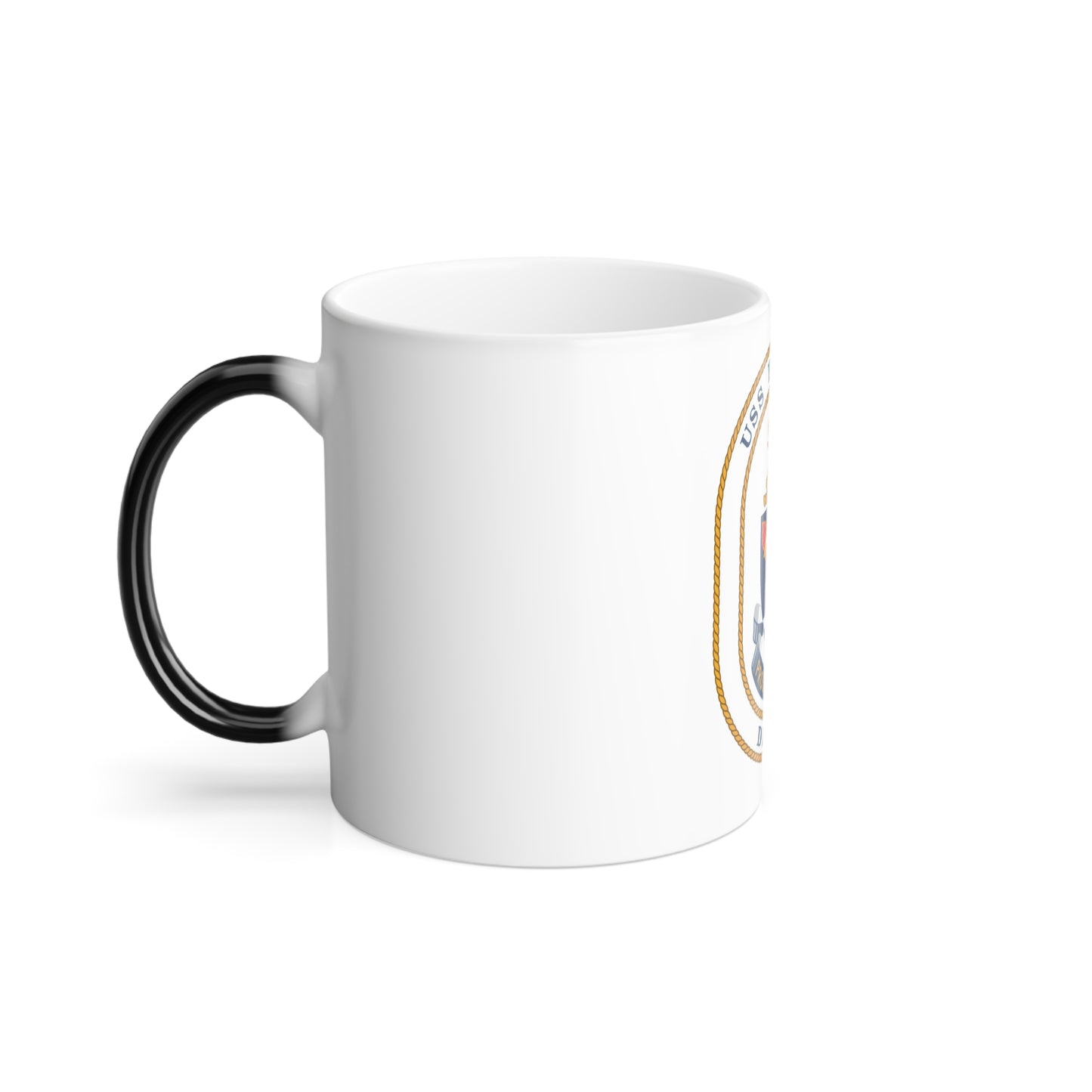 USS Peterson DD 969 (U.S. Navy) Color Changing Mug 11oz