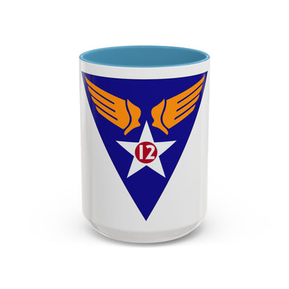 12 Air Force (U.S. Army) Accent Coffee Mug