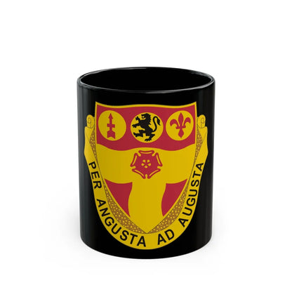 218th Field Artillery Regiment (U.S. Army) Black Coffee Mug-11oz-Go Mug Yourself