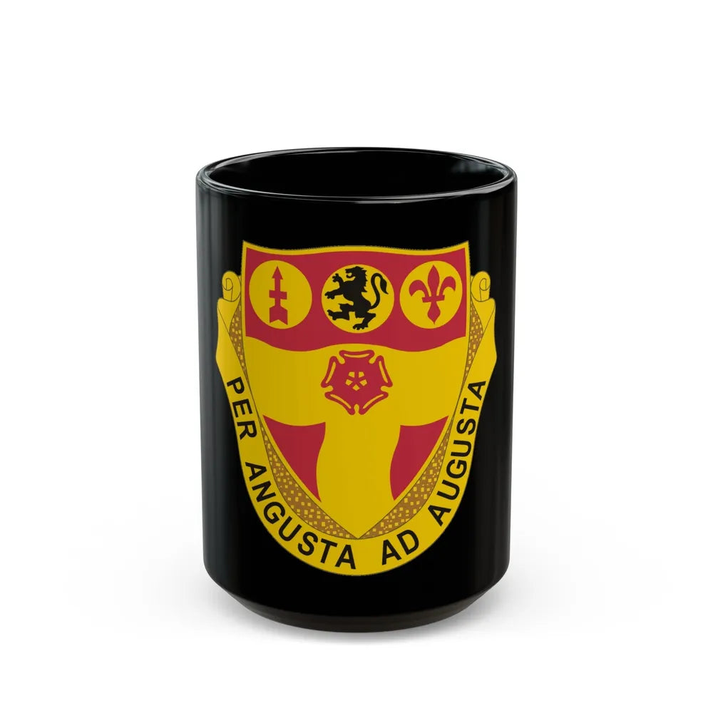 218th Field Artillery Regiment (U.S. Army) Black Coffee Mug-15oz-Go Mug Yourself