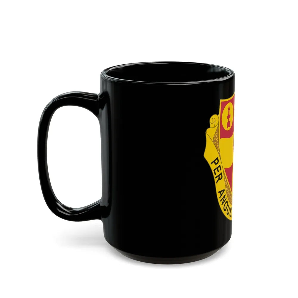 218th Field Artillery Regiment (U.S. Army) Black Coffee Mug-Go Mug Yourself