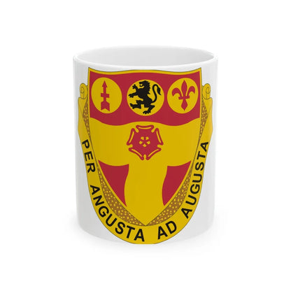 218th Field Artillery Regiment (U.S. Army) White Coffee Mug-11oz-Go Mug Yourself