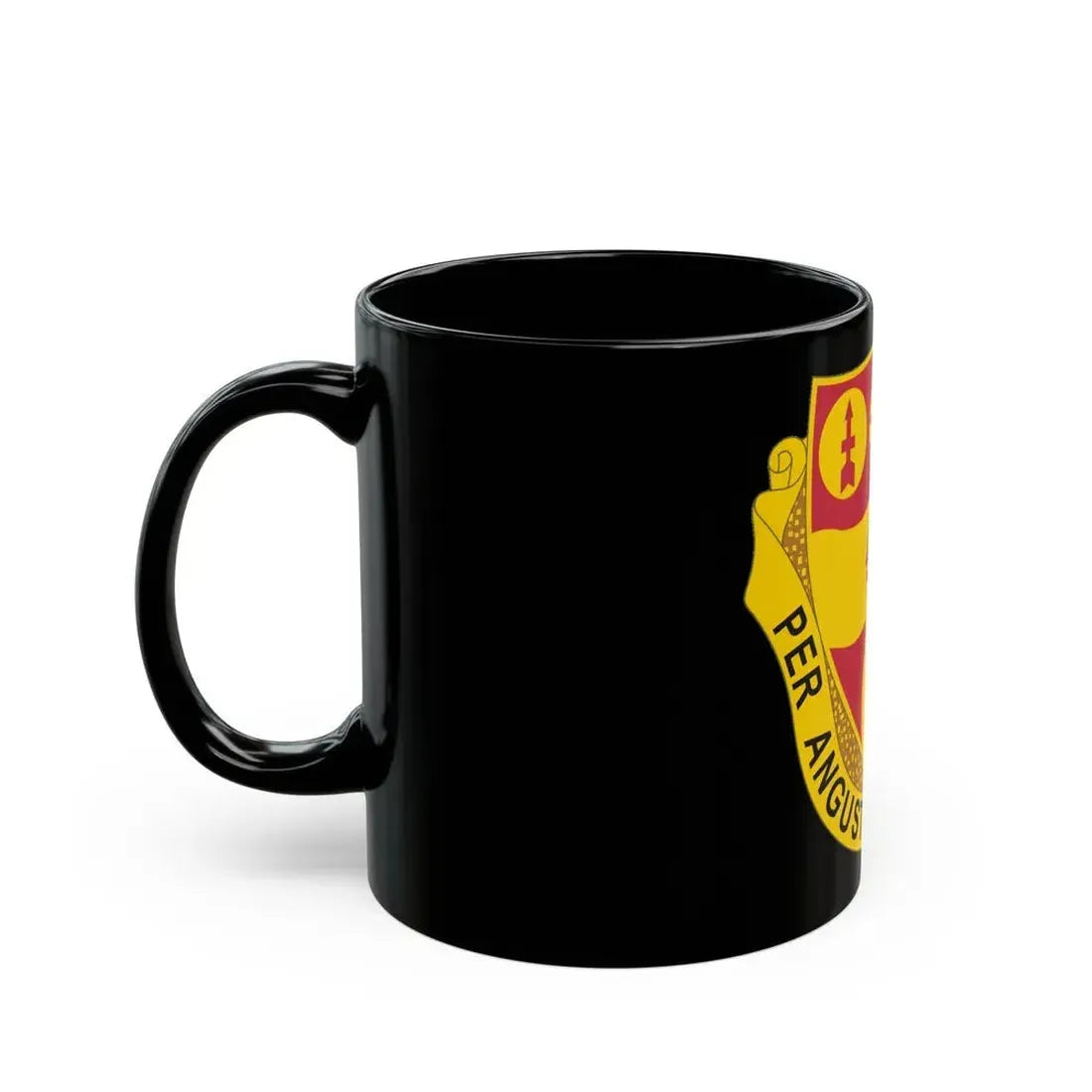 218th Field Artillery Regiment (U.S. Army) Black Coffee Mug - Go Mug Yourself