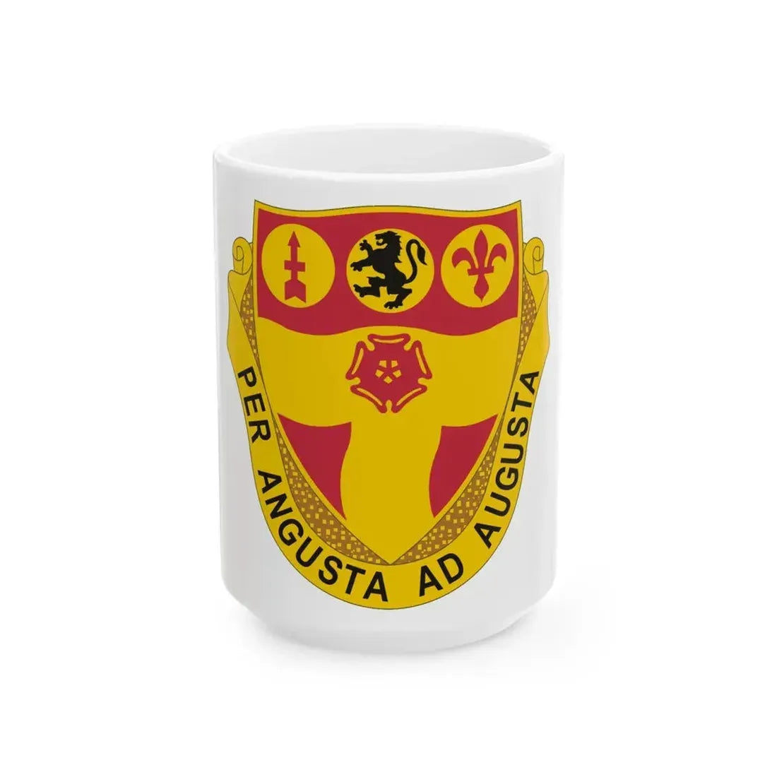 218th Field Artillery Regiment (U.S. Army) White Coffee Mug 15oz - Go Mug Yourself