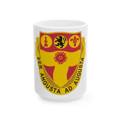 218th Field Artillery Regiment (U.S. Army) White Coffee Mug 15oz - Go Mug Yourself