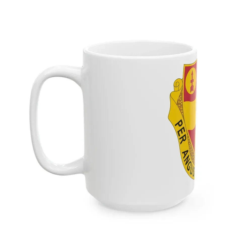218th Field Artillery Regiment (U.S. Army) White Coffee Mug - Go Mug Yourself