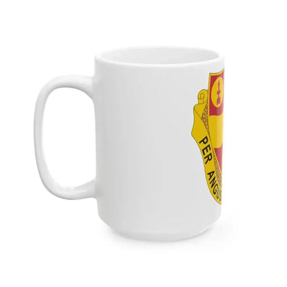 218th Field Artillery Regiment (U.S. Army) White Coffee Mug - Go Mug Yourself