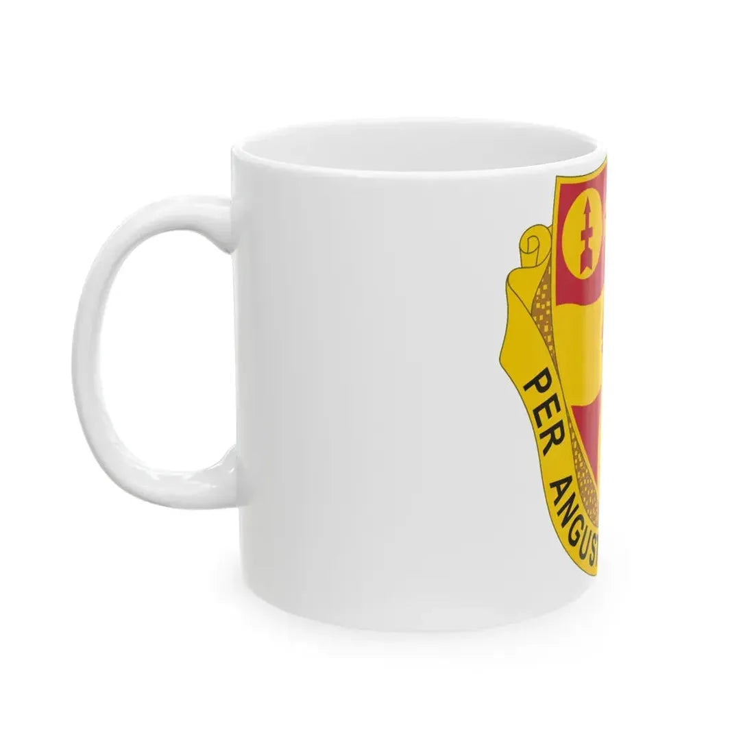 218th Field Artillery Regiment (U.S. Army) White Coffee Mug - Go Mug Yourself