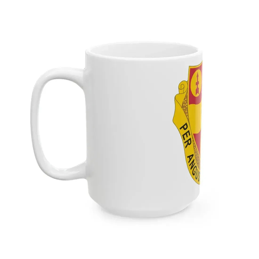 218th Field Artillery Regiment (U.S. Army) White Coffee Mug - Go Mug Yourself