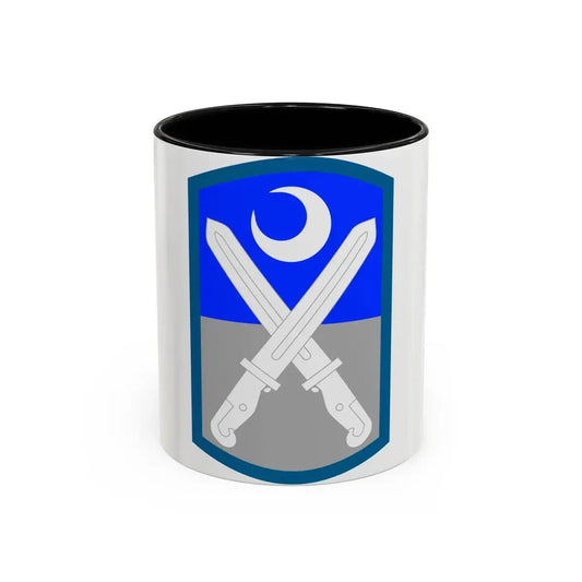 218th Infantry Brigade SSI (U.S. Army) Accent Coffee Mug 11oz Black - Go Mug Yourself