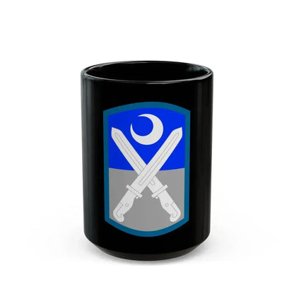 218th Infantry Brigade SSI (U.S. Army) Black Coffee Mug 15oz - Go Mug Yourself