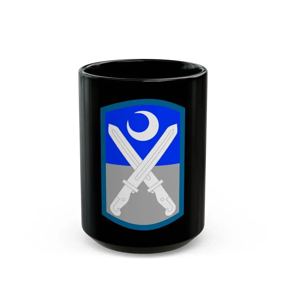 218th Infantry Brigade SSI (U.S. Army) Black Coffee Mug 15oz - Go Mug Yourself