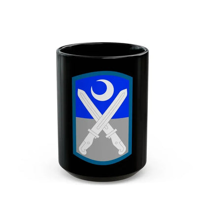 218th Infantry Brigade SSI (U.S. Army) Black Coffee Mug 15oz - Go Mug Yourself