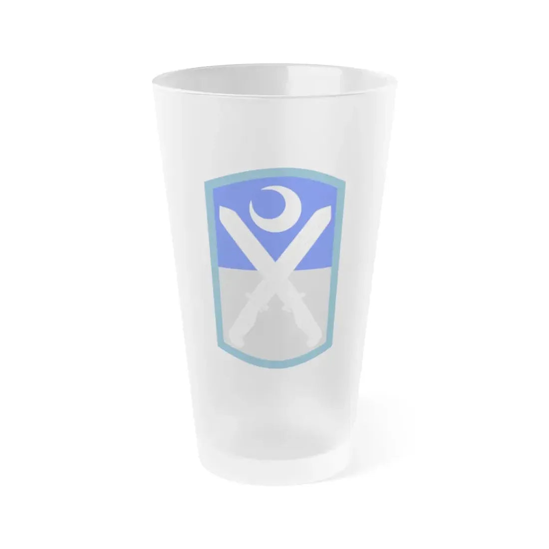218th Infantry Brigade SSI (U.S. Army) Frosted Pint Glass 16oz Default Title - Go Mug Yourself