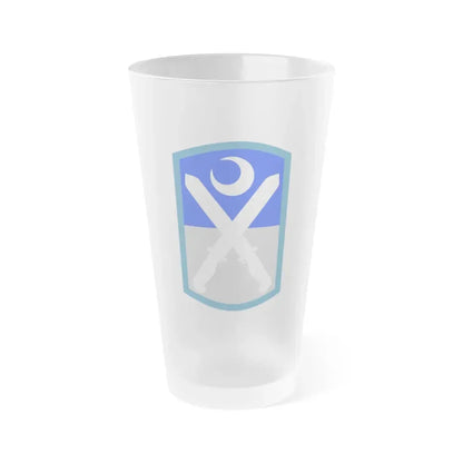 218th Infantry Brigade SSI (U.S. Army) Frosted Pint Glass 16oz Default Title - Go Mug Yourself