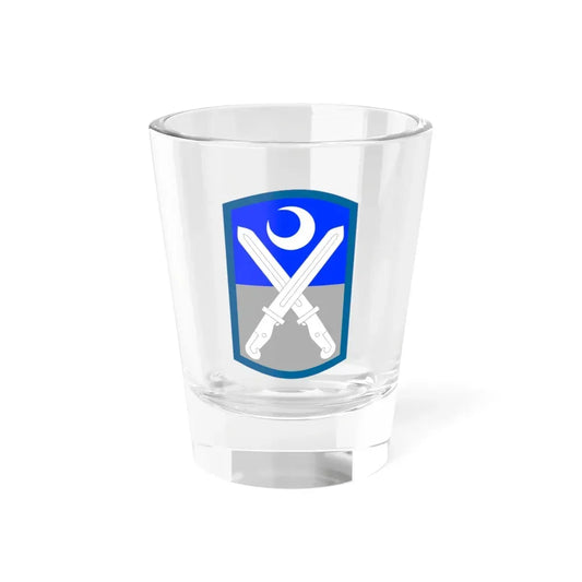 218th Infantry Brigade SSI (U.S. Army) Shot Glass 1.5oz 1.5oz - Go Mug Yourself