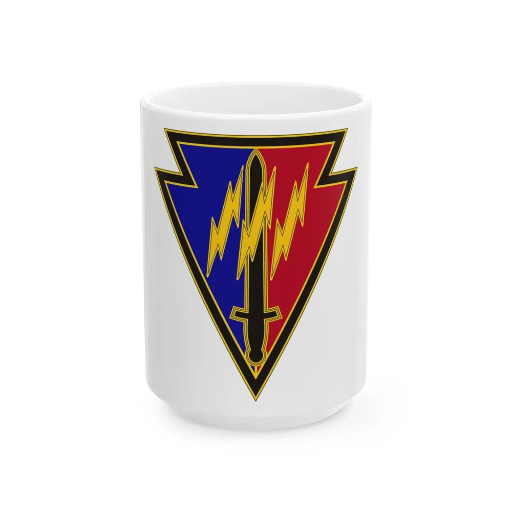 219 Engineer Brigade (U.S. Army) White Coffee Mug-15oz-Go Mug Yourself