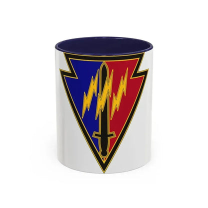 219 Engineer Brigade (U.S. Army) Accent Coffee Mug 11oz Navy - Go Mug Yourself