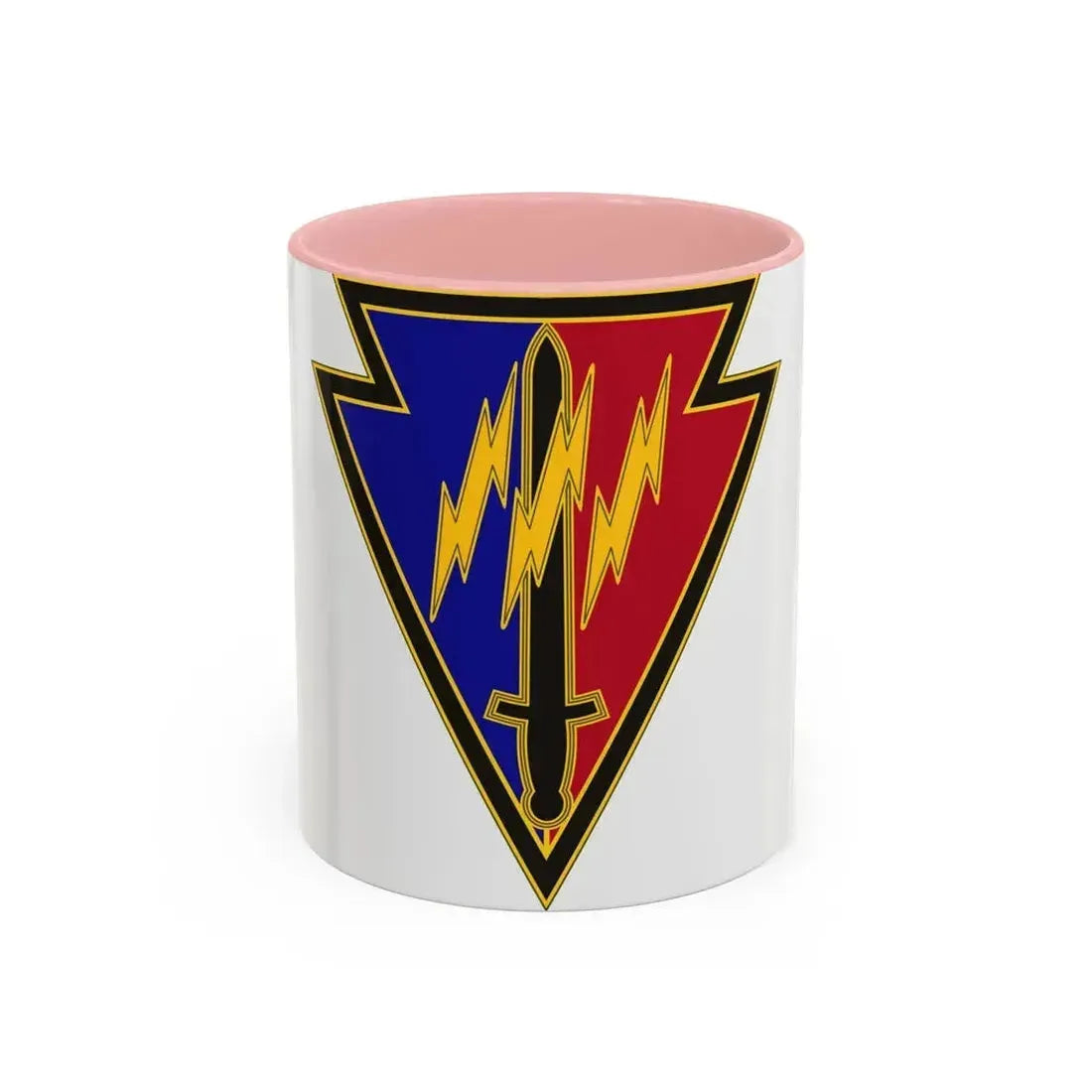 219 Engineer Brigade (U.S. Army) Accent Coffee Mug 11oz Pink - Go Mug Yourself