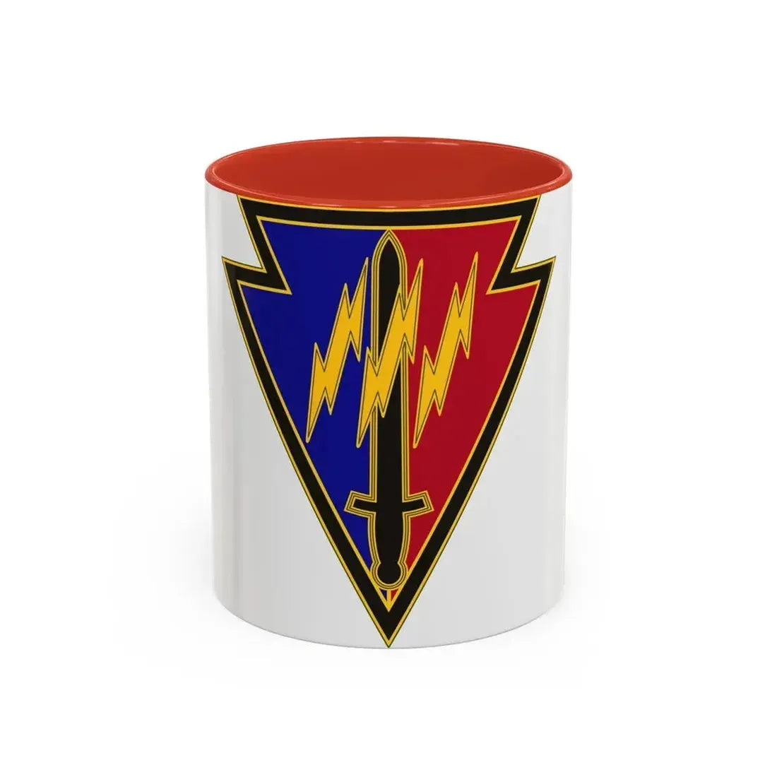 219 Engineer Brigade (U.S. Army) Accent Coffee Mug 11oz Red - Go Mug Yourself