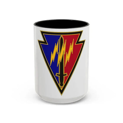 219 Engineer Brigade (U.S. Army) Accent Coffee Mug 15oz Black - Go Mug Yourself