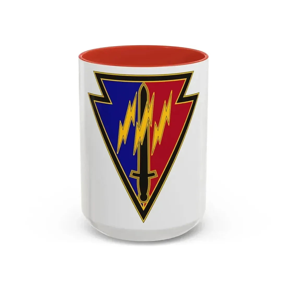 219 Engineer Brigade (U.S. Army) Accent Coffee Mug 15oz Red - Go Mug Yourself