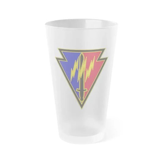 219 Engineer Brigade (U.S. Army) Frosted Pint Glass 16oz Default Title - Go Mug Yourself