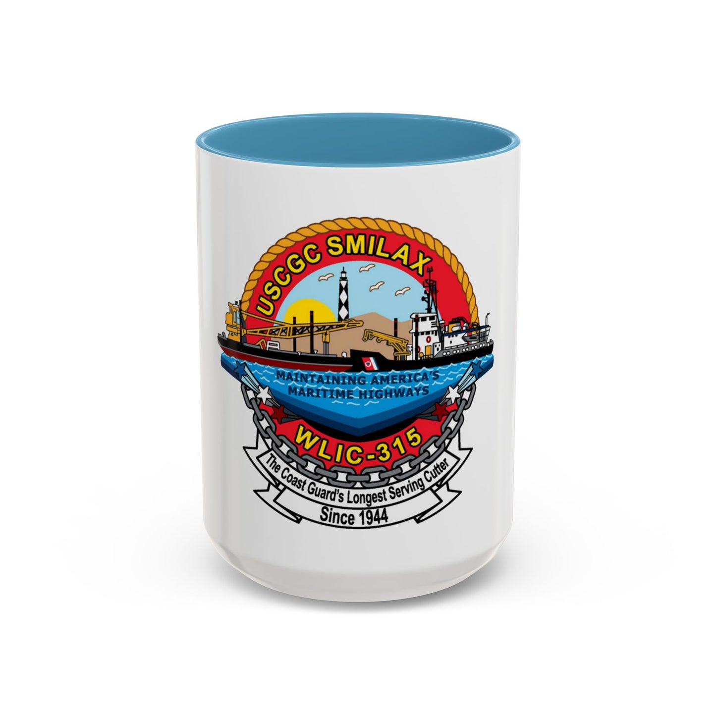 CGC Smilax WLIC   315 (U.S. Coast Guard) Accent Coffee Mug