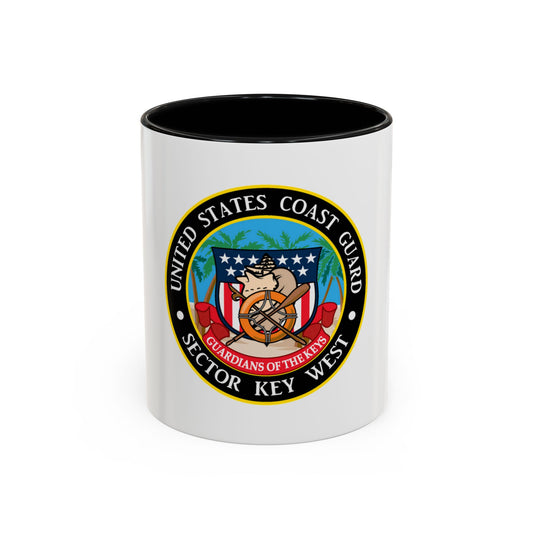 USCG Sector Key West (U.S. Coast Guard) Accent Coffee Mug