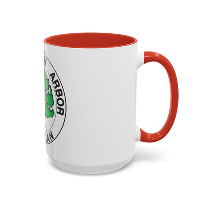 Seal of Ann Arbor Michigan - Accent Coffee Mug