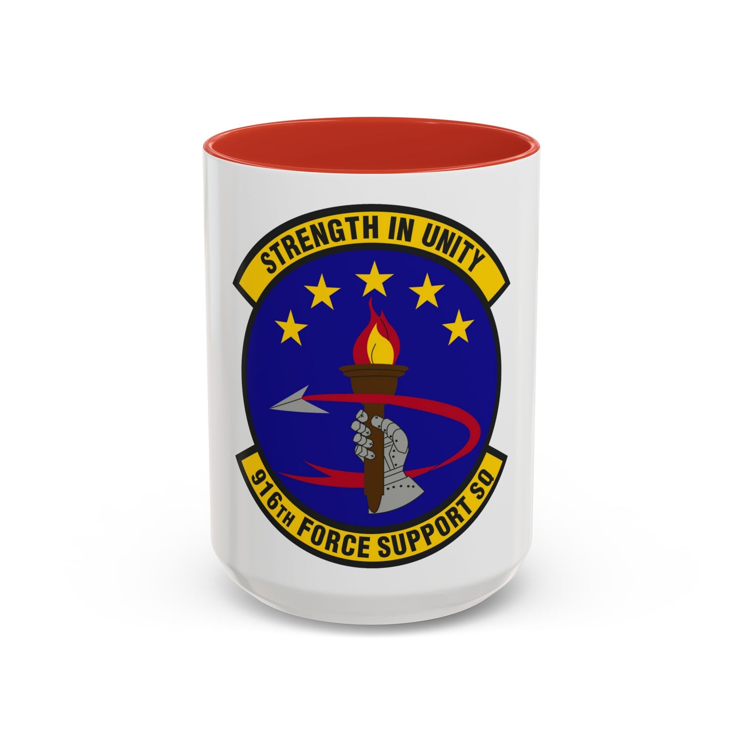 916th Force Support Squadron (U.S. Air Force) Accent Coffee Mug