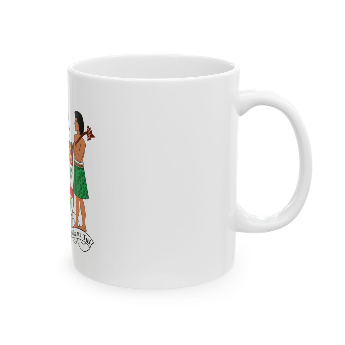 Coat of arms of Fiji - White Coffee Mug