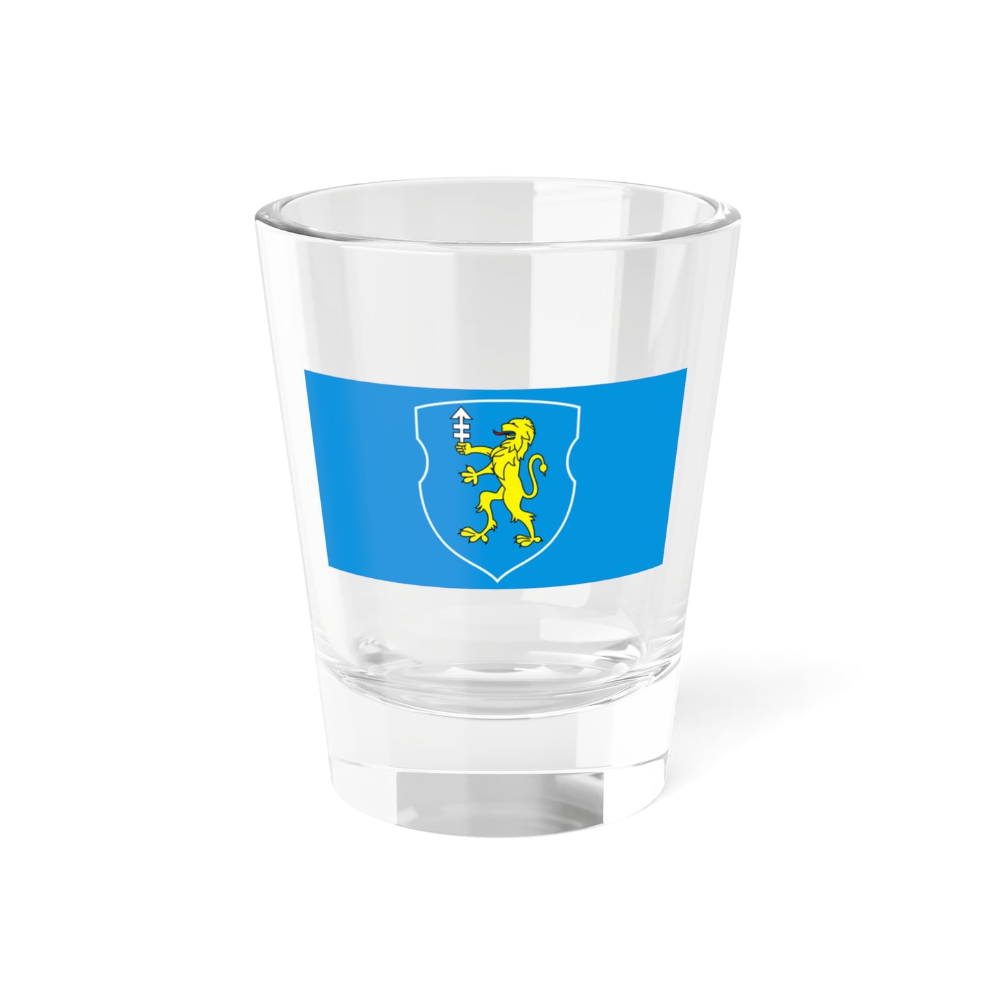 Flag of Słonim (Belarus) Shot Glass 1.5oz