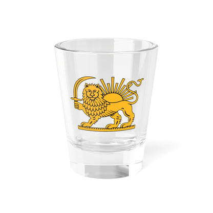 Lion and sun Emblem2 (Iran) (Coat of Arms) Shot Glass 1.5oz