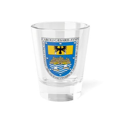Escudo de Tumbes (Peru) (Coat of Arms) Shot Glass 1.5oz