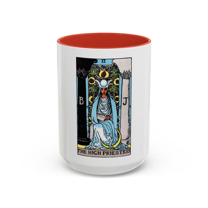 The High Priestess (Tarot Card) Accent Coffee Mug