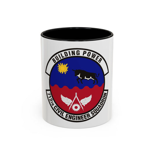 712th Civil Engineer Squadron (U.S. Air Force) Accent Coffee Mug