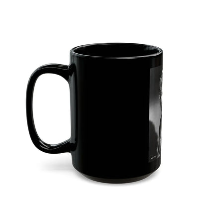 Carol Ohmart #01 (Vintage Female Icon) Black Coffee Mug-Go Mug Yourself