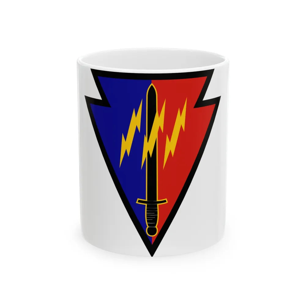 219th Battlefield Surveillance Brigade (U.S. Army) White Coffee Mug-11oz-Go Mug Yourself