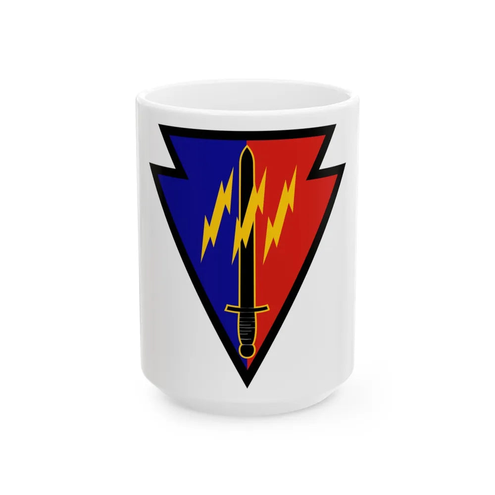 219th Battlefield Surveillance Brigade (U.S. Army) White Coffee Mug-15oz-Go Mug Yourself